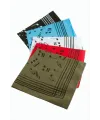 Nota Desenli Keten Bandana 50*50