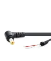 Notebook Adaptör Kablosu 5.5*1.7 L Tip Acer 30W-90W 1.2M Siyah HDX5511