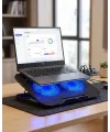 Notebook Soğutucu Fanlı Stand Usb Portlu 8 Kademe Laptop Sehpası