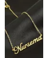 Nursema İsimli Kolye (Kişiye Özel)