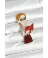 Öğretmen Figürlü Broş