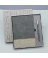 Öğretmenler Gününe Özel Deri Defter Ve Kalem Set
