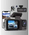 Ön Arka Ve İç Kamera Dashcam 360° Kapsamlı Full Hd Araç Güvenlik Sistemi