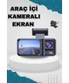 Ön Ve Arka Kameralı 2 İnç 1080p Full Hd Dvr Araç İçi Ekran