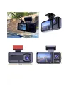 Ön Ve Arka Kameralı 2 İnç 1080p Full Hd Dvr Araç İçi Ekran