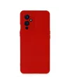 One Plus 9 Kılıf Nano İçi Kadife Silikon - Kırmızı
