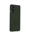 One Plus 9 Kılıf Nano İçi Kadife Silikon - Koyu Yeşil