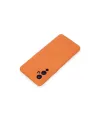 One Plus 9 Kılıf Nano İçi Kadife Silikon - Turuncu
