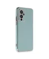 One Plus 9 Kılıf Volet Silikon - Açık Yeşil