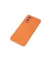 One Plus 9 Pro Kılıf Nano İçi Kadife Silikon - Turuncu