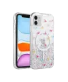 Onegif Apple İphone 11 Misk Simli Magsafe Kapak - Desen 4
