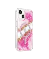 Onegif Apple İphone 14 Lotus Simli Magsafe Kapak - Pembe