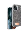 Onegif Apple iPhone 15 Bright Simli Kapak - Gümüş