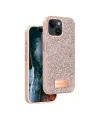 Onegif Apple İphone 15 Bright Simli Kapak - Pembe
