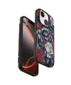 Onegif Apple İphone 15 Plus Flower Series Magsafe Kapak - Siyah