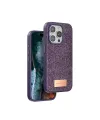 Onegif Apple iPhone 15 Pro Bright Simli Kapak - Derin Mor