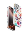 Onegif Apple İphone 15 Pro Max Flower Series Magsafe Kapak - Beyaz