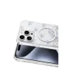 Onegif Apple iPhone 15 Pro Max Misk Simli Magsafe Kapak - Desen 3