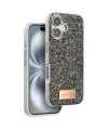 Onegif Apple İphone 16 Bright Simli Kapak - Gümüş