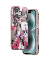 Onegif Apple İphone 16 Flower Series Magsafe Kapak - Pembe