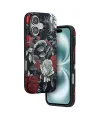 Onegif Apple İphone 16 Flower Series Magsafe Kapak - Siyah