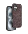 Onegif Apple İphone 16 Plus Bright Simli Kapak - Derin Mor