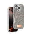 Onegif Apple İphone 16 Pro Bright Simli Kapak - Çöl Titanyum