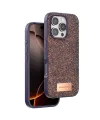 Onegif Apple İphone 16 Pro Max Bright Simli Kapak - Derin Mor