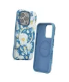 Onegif Apple İphone 16 Pro Max Flower Series Magsafe Kapak - Mavi