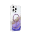 Onegif Apple iPhone 16 Pro Max Lotus Simli Magsafe Kapak - Mor