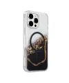 Onegif Apple İphone 16 Pro Max Lotus Simli Magsafe Kapak - Siyah