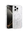Onegif Apple İphone 16 Pro Max Misk Simli Magsafe Kapak - Desen 1