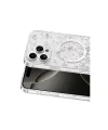 Onegif Apple İphone 16 Pro Max Misk Simli Magsafe Kapak - Desen 2