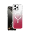 Onegif Apple İphone 16 Pro Max Sora Simli Magsafe Kapak - Kırmızı
