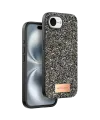 Onegif Apple iPhone 16E Bright Simli Kapak - Gümüş