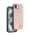 Onegif Apple İphone 16e Bright Simli Kapak - Pembe