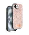 Onegif Apple iPhone 16E Bright Simli Kapak - Pembe