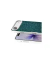 Onegif Apple İphone 17 Air Bright Simli Kapak - Koyu Yeşil