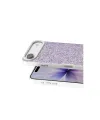 Onegif Apple İphone 17 Air Bright Simli Kapak - Lila