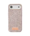 Onegif Apple İphone 17 Air Bright Simli Kapak - Pembe