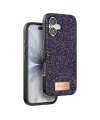 Onegif Apple İphone 17 Bright Simli Kapak - Derin Mor