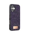 Onegif Apple İphone 17 Bright Simli Kapak - Derin Mor