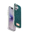 Onegif Apple İphone 17 Bright Simli Kapak - Koyu Yeşil