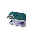 Onegif Apple İphone 17 Bright Simli Kapak - Koyu Yeşil