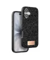 Onegif Apple İphone 17 Bright Simli Kapak - Siyah