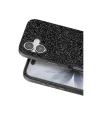 Onegif Apple İphone 17 Bright Simli Kapak - Siyah