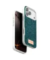 Onegif Apple İphone 17 Pro Bright Simli Kapak - Koyu Yeşil
