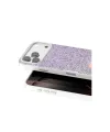 Onegif Apple İphone 17 Pro Bright Simli Kapak - Lila