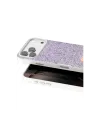 Onegif Apple iPhone 17 Pro Bright Simli Kapak - Lila
