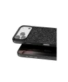 Onegif Apple İphone 17 Pro Bright Simli Kapak - Siyah